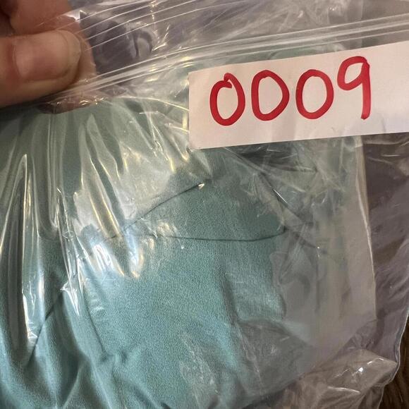 No Brand Women's Small Aqua Blue Sleeveless Hi Low Midi Dress Draped Cover Up - Picture 12 of 12